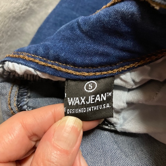 Wax Jeans Low Rise Skinny Jeans Dark Wash - Picture 4 of 4